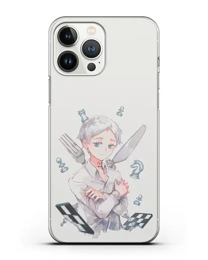 Чехол аниме Обещанный Неверленд - Норман силиконовый для iPhone 13 Pro Max