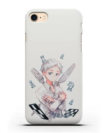 Чехол аниме Обещанный Неверленд - Норман силиконовый для iPhone 8