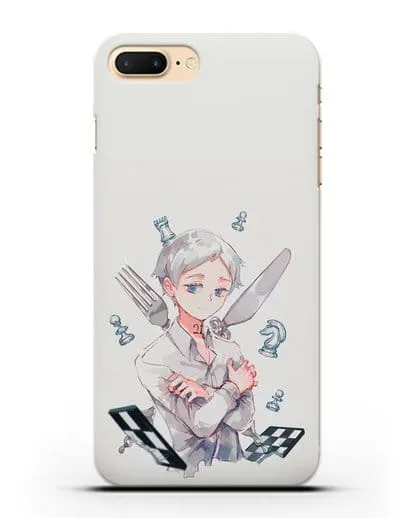 Чехол аниме Обещанный Неверленд - Норман силиконовый для iPhone 8 Plus