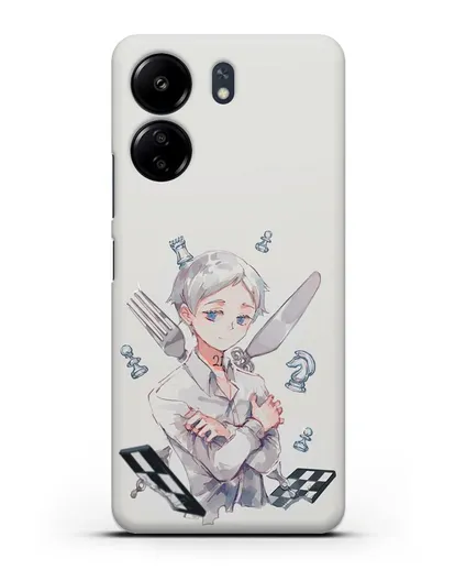 Чехол аниме Обещанный Неверленд - Норман силиконовый для Xiaomi Poco C65