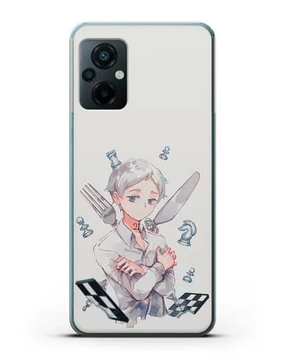 Чехол аниме Обещанный Неверленд - Норман силиконовый для Xiaomi Poco M5