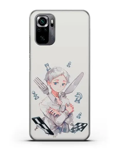 Чехол аниме Обещанный Неверленд - Норман силиконовый для Xiaomi Poco M5s