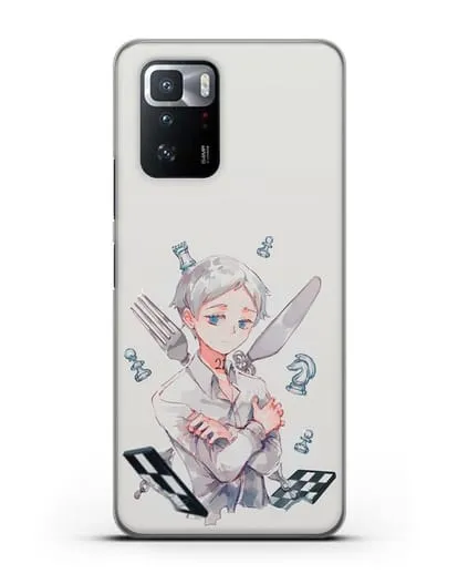 Чехол аниме Обещанный Неверленд - Норман силиконовый для Xiaomi Poco X3 GT