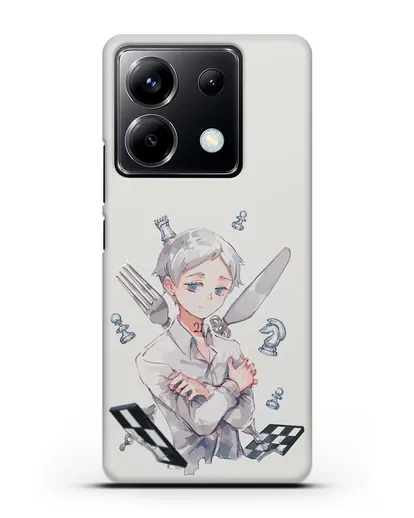 Чехол аниме Обещанный Неверленд - Норман силиконовый для Xiaomi Poco X6