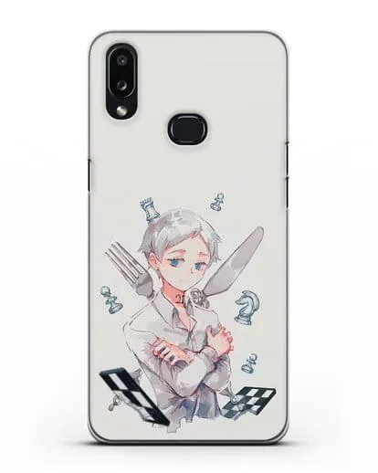 Чехол аниме Обещанный Неверленд - Норман силиконовый для Samsung Galaxy A10s [SM-F107F]