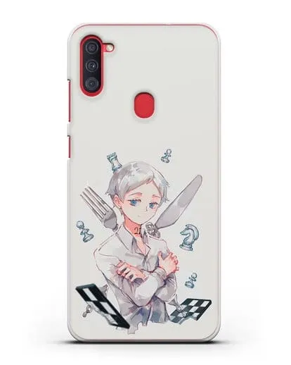 Чехол аниме Обещанный Неверленд - Норман силиконовый для Samsung Galaxy A11 [SM-A115F]