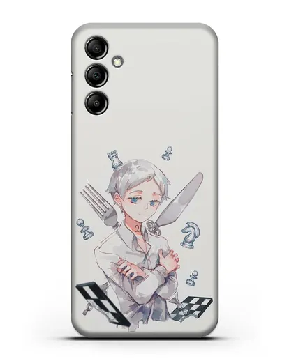 Чехол аниме Обещанный Неверленд - Норман силиконовый для Samsung Galaxy A14 [SM-A145]