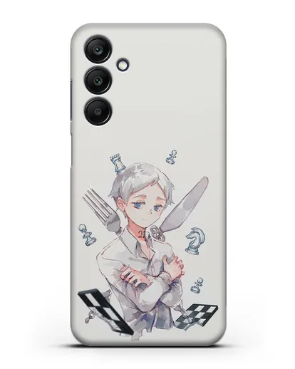 Чехол аниме Обещанный Неверленд - Норман силиконовый для Samsung Galaxy A15 [SM-A155]