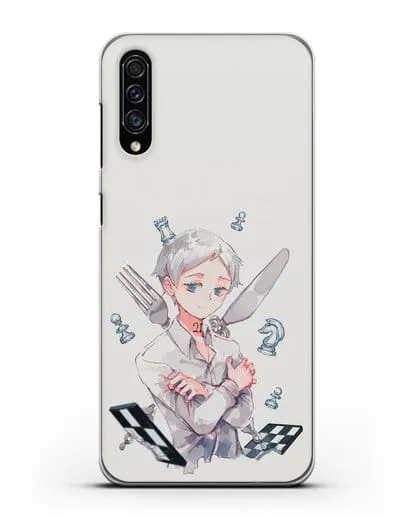 Чехол аниме Обещанный Неверленд - Норман силиконовый для Samsung Galaxy A30s [SM-A307FN]