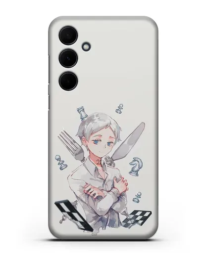 Чехол аниме Обещанный Неверленд - Норман силиконовый для Samsung Galaxy A35 [SM-A356]