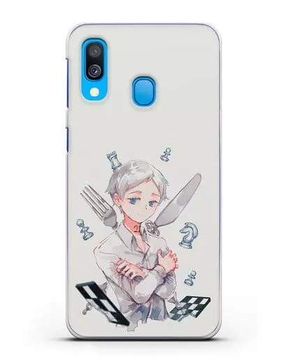 Чехол аниме Обещанный Неверленд - Норман силиконовый для Samsung Galaxy A40 [SM-A405F]