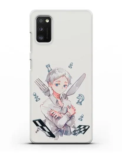Чехол аниме Обещанный Неверленд - Норман силиконовый для Samsung Galaxy A41 [SM-A415F]