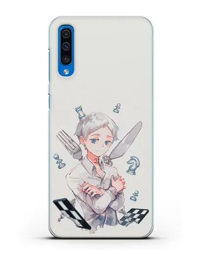 Чехол аниме Обещанный Неверленд - Норман силиконовый для Samsung Galaxy A50