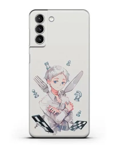 Чехол аниме Обещанный Неверленд - Норман силиконовый для Samsung Galaxy S21 Plus [SM-G996B]