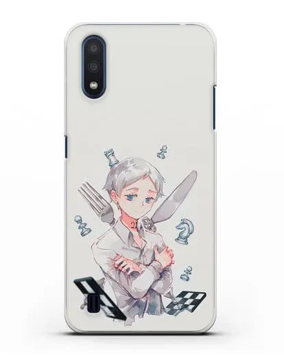 Чехол аниме Обещанный Неверленд - Норман силиконовый для Samsung Galaxy M01 [SM-M015F]