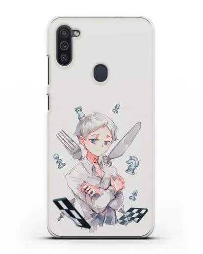 Чехол аниме Обещанный Неверленд - Норман силиконовый для Samsung Galaxy M11 [SM-M115F]