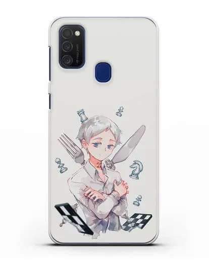 Чехол аниме Обещанный Неверленд - Норман силиконовый для Samsung Galaxy M21 [SM-M215F]