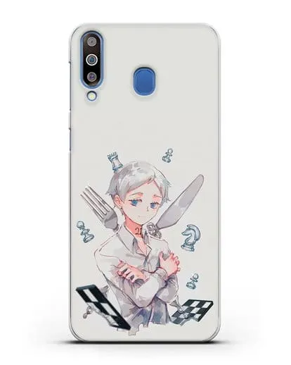 Чехол аниме Обещанный Неверленд - Норман силиконовый для Samsung Galaxy M30 [SM-M305F]