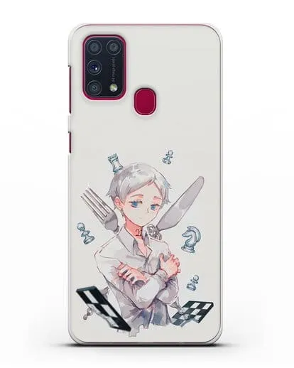 Чехол аниме Обещанный Неверленд - Норман силиконовый для Samsung Galaxy M31 [SM-M315F]