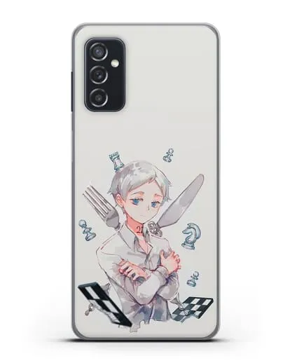 Чехол аниме Обещанный Неверленд - Норман силиконовый для Samsung Galaxy M52 [M526B]
