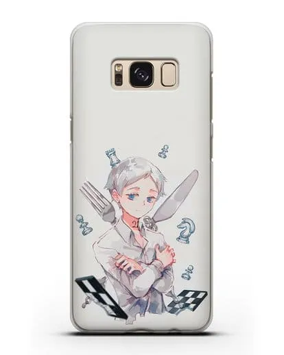 Чехол аниме Обещанный Неверленд - Норман силиконовый для Samsung Galaxy S8 Plus [SM-G955F]