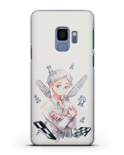 Чехол аниме Обещанный Неверленд - Норман силиконовый для Samsung Galaxy S9 [SM-G960F]