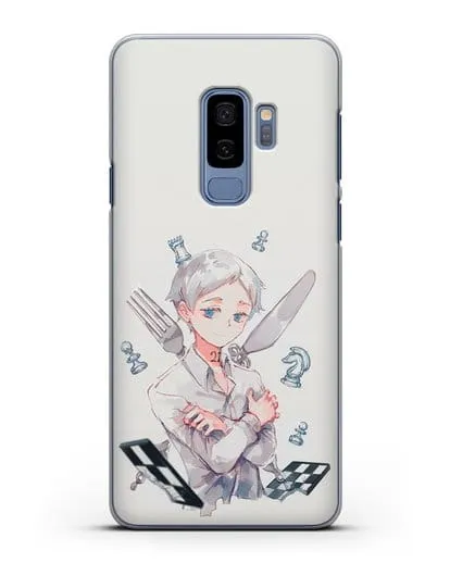 Чехол аниме Обещанный Неверленд - Норман силиконовый для Samsung Galaxy S9 Plus [SM-G965F]