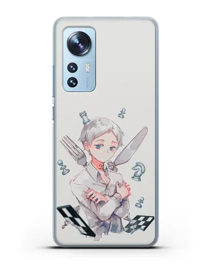 Чехол аниме Обещанный Неверленд - Норман силиконовый для Xiaomi 12 Lite