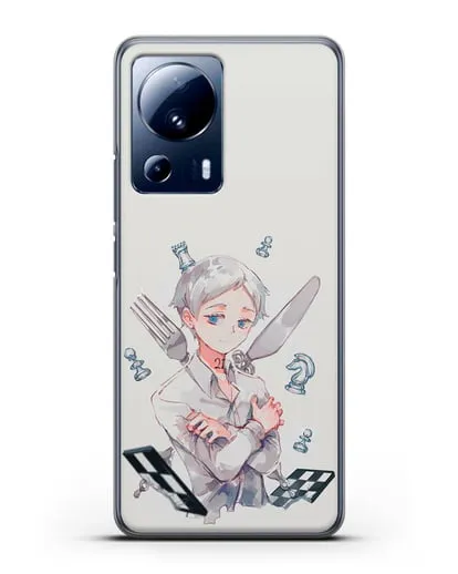 Чехол аниме Обещанный Неверленд - Норман силиконовый для Xiaomi 13 Lite