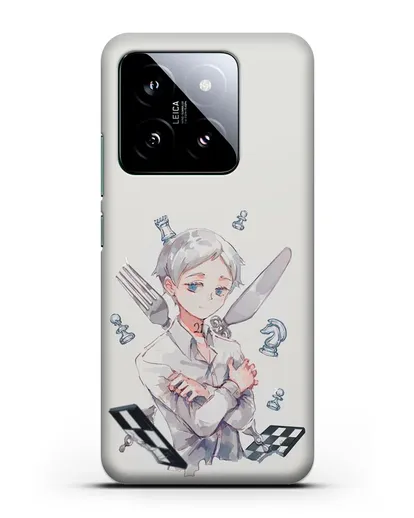 Чехол аниме Обещанный Неверленд - Норман силиконовый для Xiaomi 14