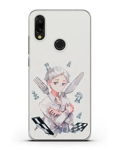 Чехол аниме Обещанный Неверленд - Норман силиконовый для Xiaomi Redmi 7