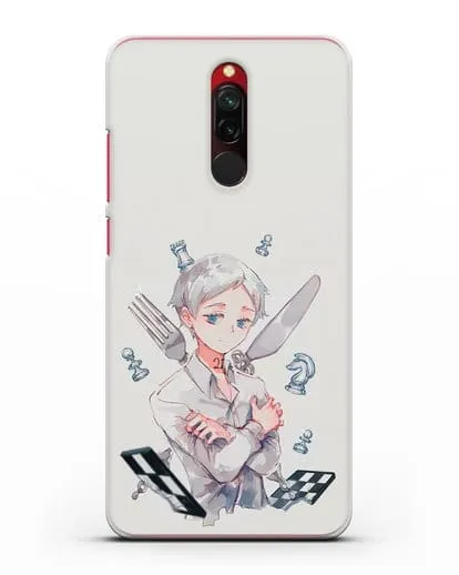 Чехол аниме Обещанный Неверленд - Норман силиконовый для Xiaomi Redmi 8