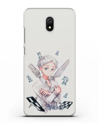 Чехол аниме Обещанный Неверленд - Норман силиконовый для Xiaomi Redmi 8A