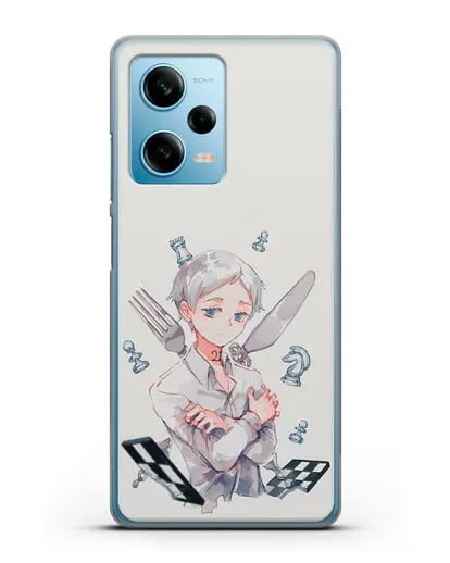 Чехол аниме Обещанный Неверленд - Норман силиконовый для Xiaomi Redmi Note 12 5G
