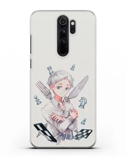 Чехол аниме Обещанный Неверленд - Норман силиконовый для Xiaomi Redmi Note 8 Pro