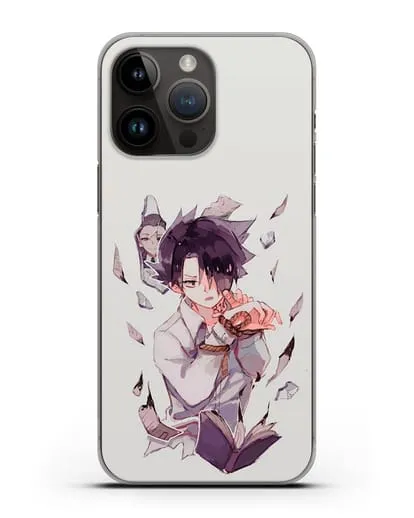 Чехол аниме Обещанный Неверленд - Рэй силиконовый для iPhone 14 Pro Max