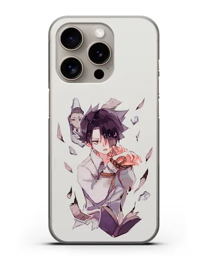 Чехол аниме Обещанный Неверленд - Рэй силиконовый для iPhone 15 Pro