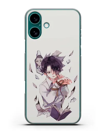 Чехол аниме Обещанный Неверленд - Рэй силиконовый для iPhone 16 Plus