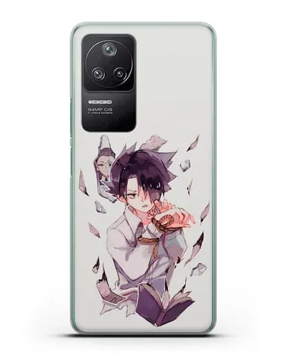 Чехол аниме Обещанный Неверленд - Рэй силиконовый для Xiaomi Poco F4