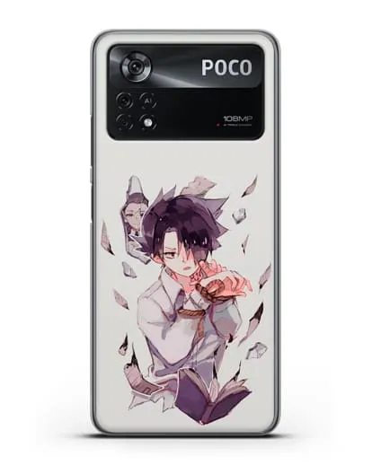 Чехол аниме Обещанный Неверленд - Рэй силиконовый для Xiaomi Poco X4 Pro