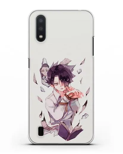 Чехол аниме Обещанный Неверленд - Рэй силиконовый для Samsung Galaxy A01 [SM-A015F]