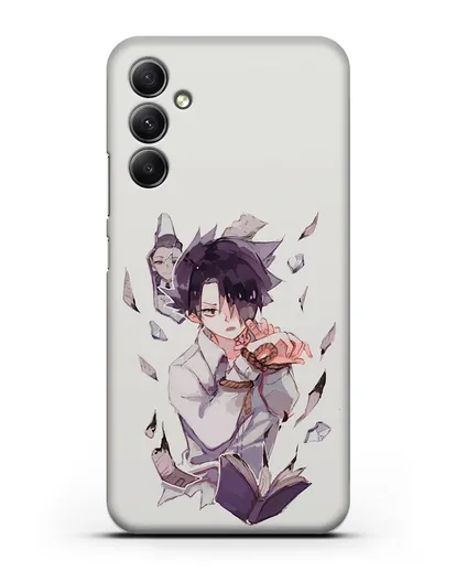 Чехол аниме Обещанный Неверленд - Рэй силиконовый для Samsung Galaxy A34 [SM-A346]