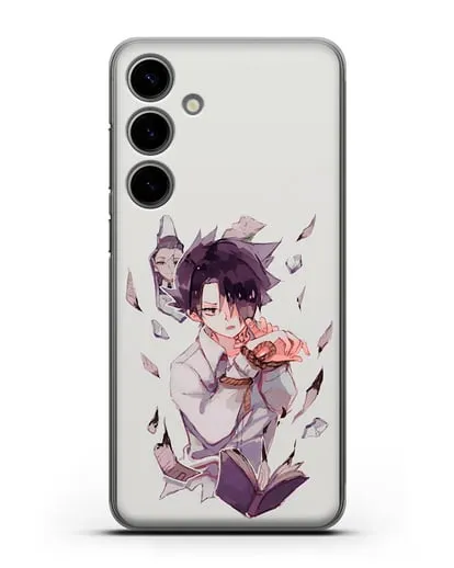 Чехол аниме Обещанный Неверленд - Рэй силиконовый для Samsung Galaxy S24 Plus