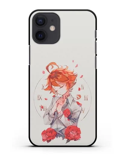 Чехол аниме Обещанный Неверленд - Эмма силиконовый для iPhone 12 mini