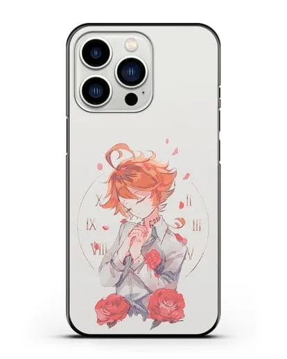 Чехол аниме Обещанный Неверленд - Эмма силиконовый для iPhone 13 Pro