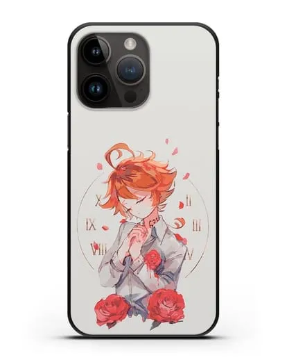 Чехол аниме Обещанный Неверленд - Эмма силиконовый для iPhone 14 Pro Max