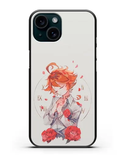 Чехол аниме Обещанный Неверленд - Эмма силиконовый для iPhone 15