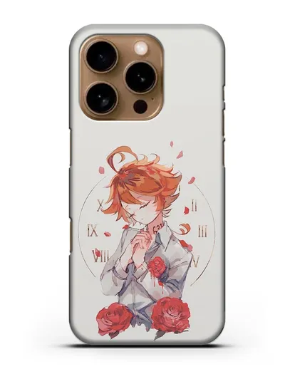 Чехол аниме Обещанный Неверленд - Эмма силиконовый для iPhone 16 Pro