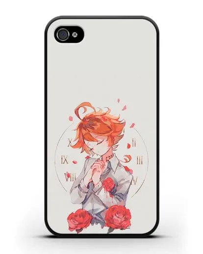 Чехол аниме Обещанный Неверленд - Эмма силиконовый для iPhone 4/4s