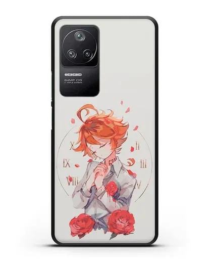 Чехол аниме Обещанный Неверленд - Эмма силиконовый для Xiaomi Poco F4